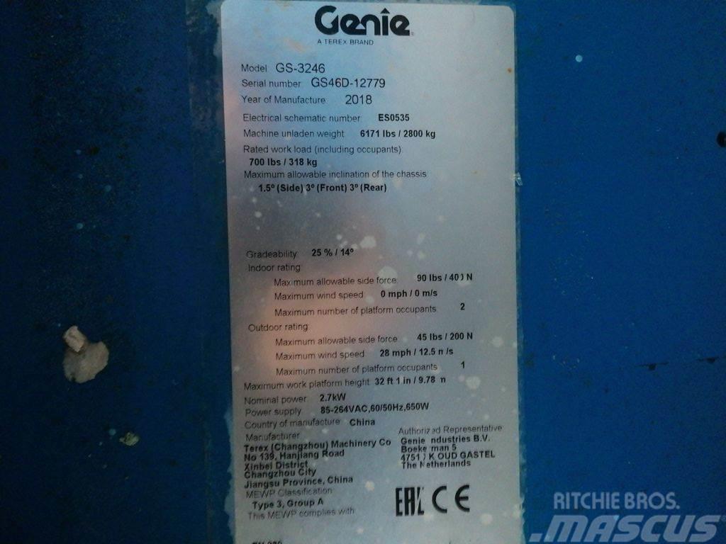 Genie GS-3246 Nožnicové zdvíhacie plošiny
