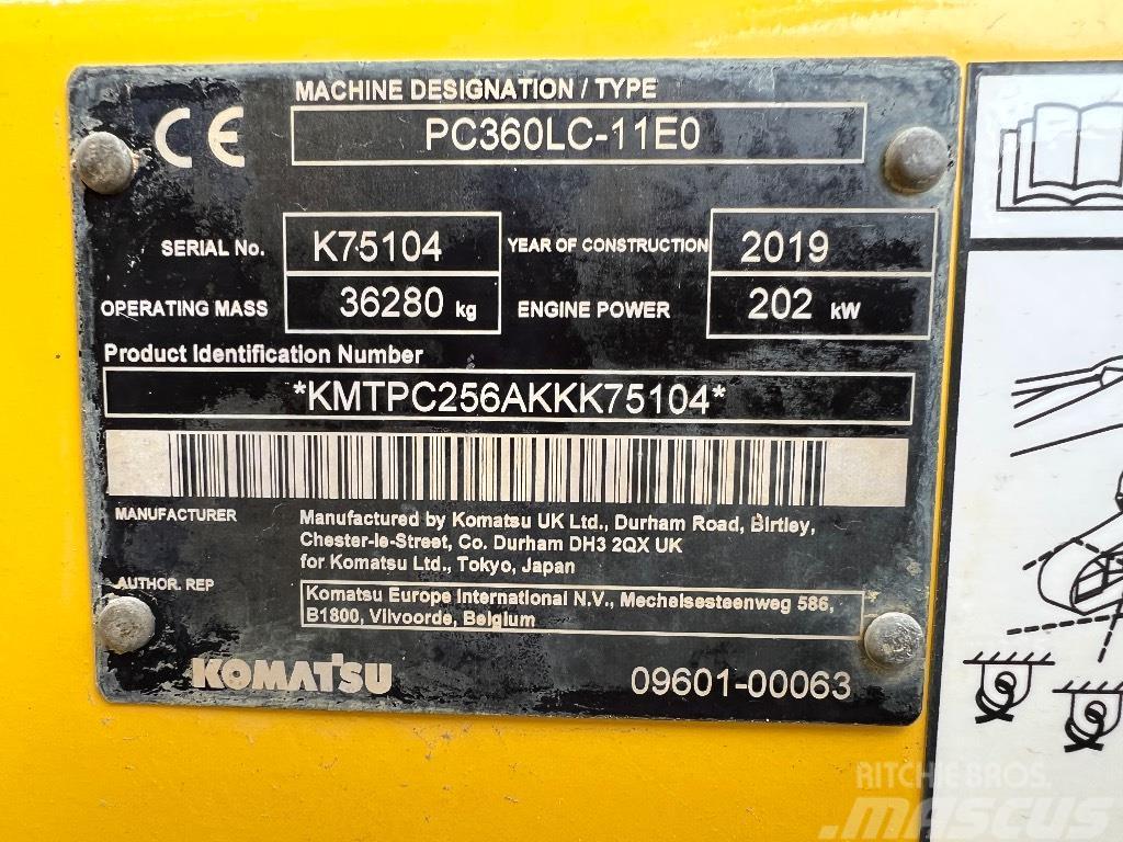 Komatsu PC360 LC-11E0 Pásové rýpadlá