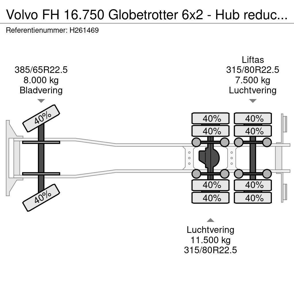 Volvo FH 16.750 Globetrotter 6x2 - Hub reduction - EEV - Nákladné vozidlá bez nadstavby