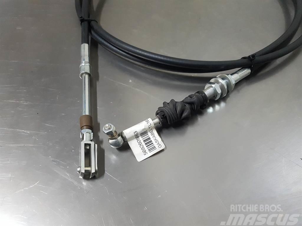 Terex TL160-5692609963-Throttle cable/Gaszug/Gaskabel Podvozky a zavesenie kolies