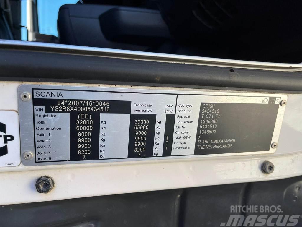 Scania R 450 8x4*4 FOR SALE AS CHASSIS ! Nákladné vozidlá bez nadstavby