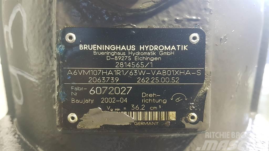 Brueninghaus Hydromatik A6VM107HA1R1/63W -Volvo L35B-Drive motor/Fahrmotor Hydraulika