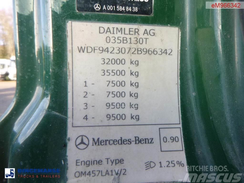 Mercedes-Benz Axor 3236 8x4 RHD tipper + Hiab 1283 DK-2 Duo Sklápače