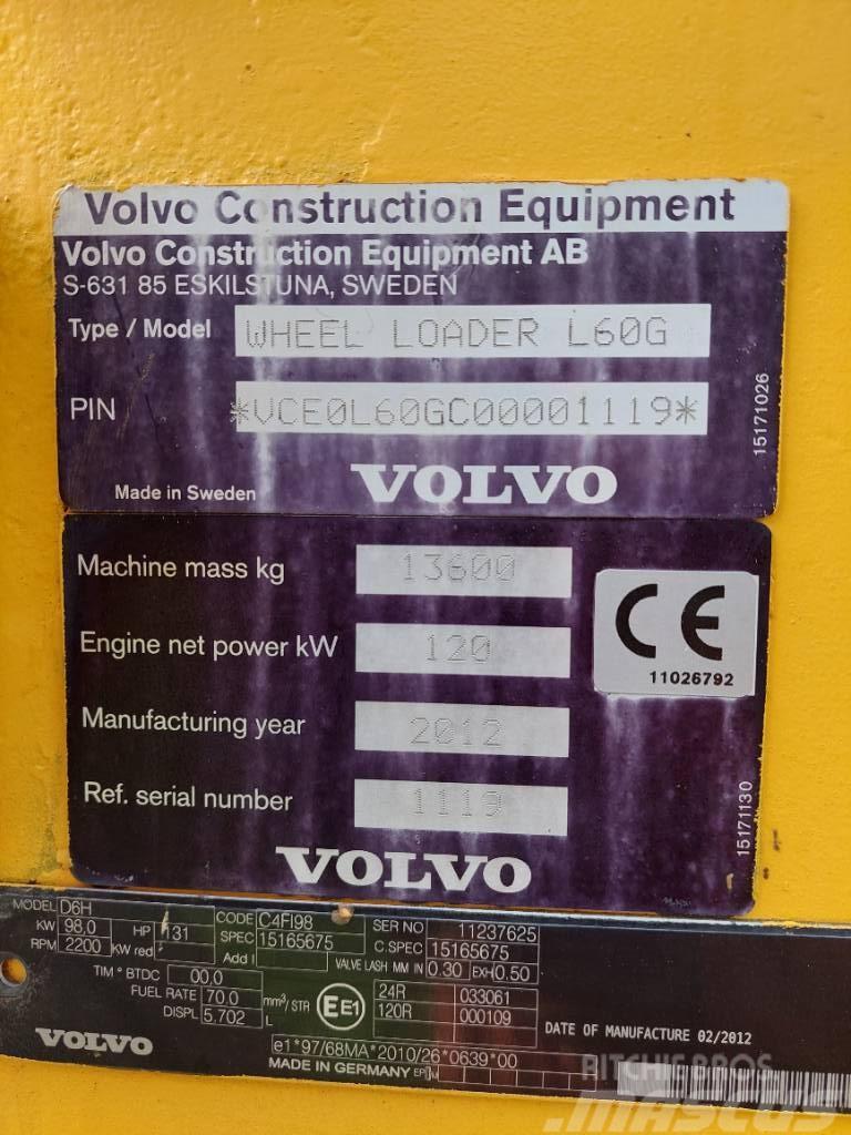 Volvo L 60 G Kolesové nakladače