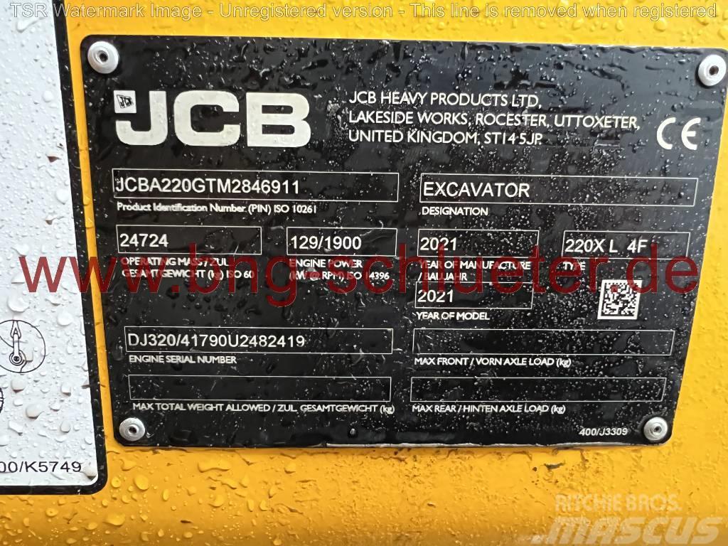 JCB 220X LC -gebraucht- Pásové rýpadlá