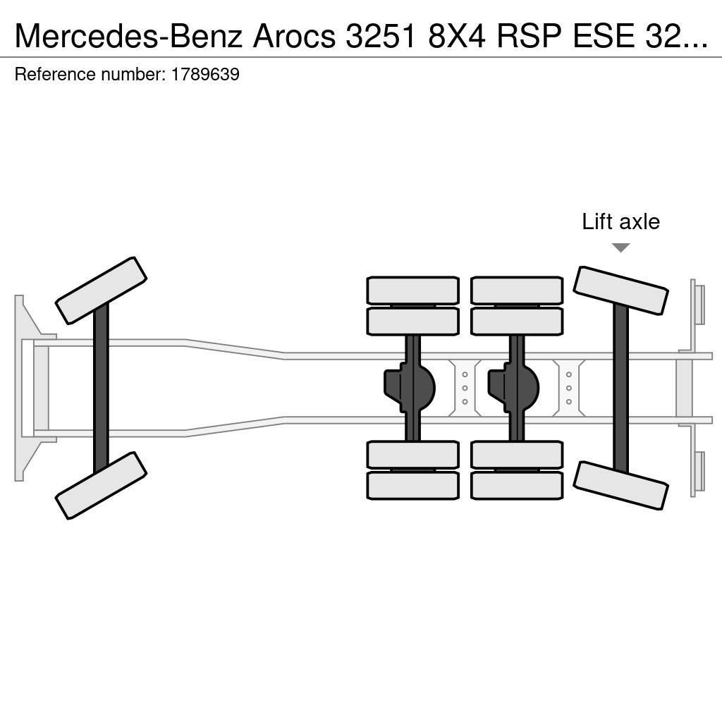Mercedes-Benz Arocs 3251 8X4 RSP ESE 32/10-DV-K SAUGBAGGER/SUCTI Combi / vacuum trucks