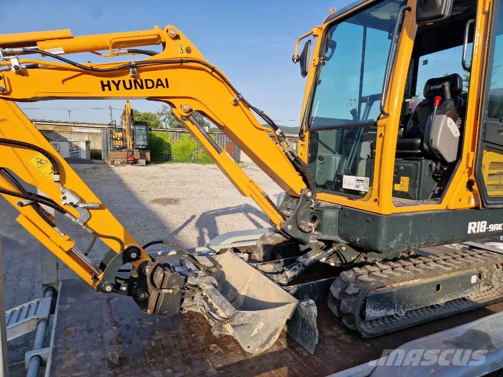 Hyundai R18-9AK Mini rýpadlá < 7t