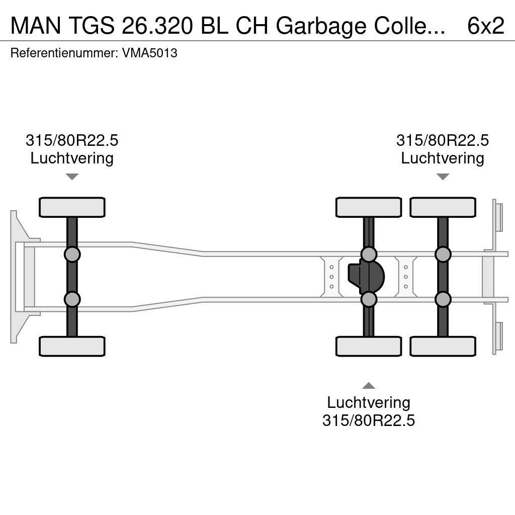 MAN TGS 26.320 BL CH Garbage Collector (3 units) Smetiarske vozidlá