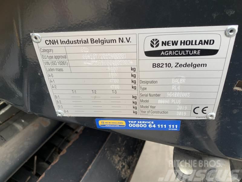 New Holland BIGBALER 890 RC PLUS Lisy na hranaté balíky
