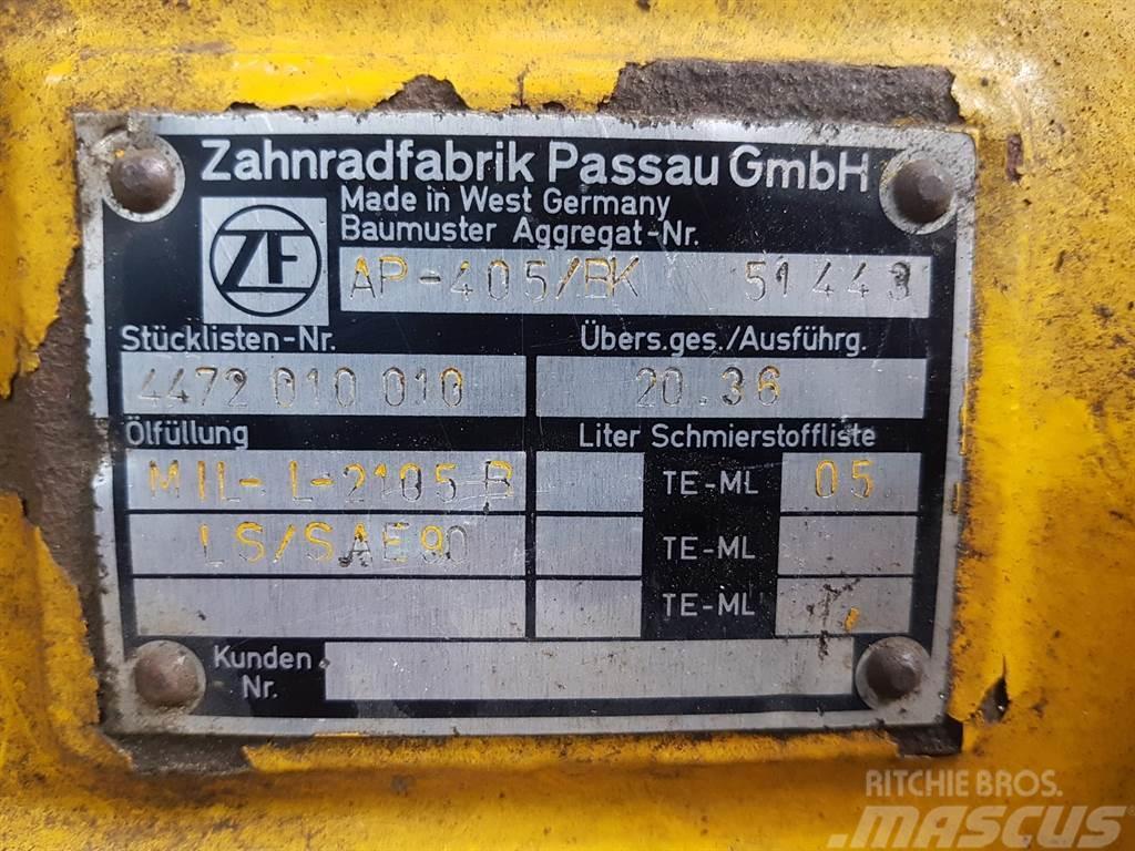 ZF AP-405/BK - Axle/Achse/As Nápravy