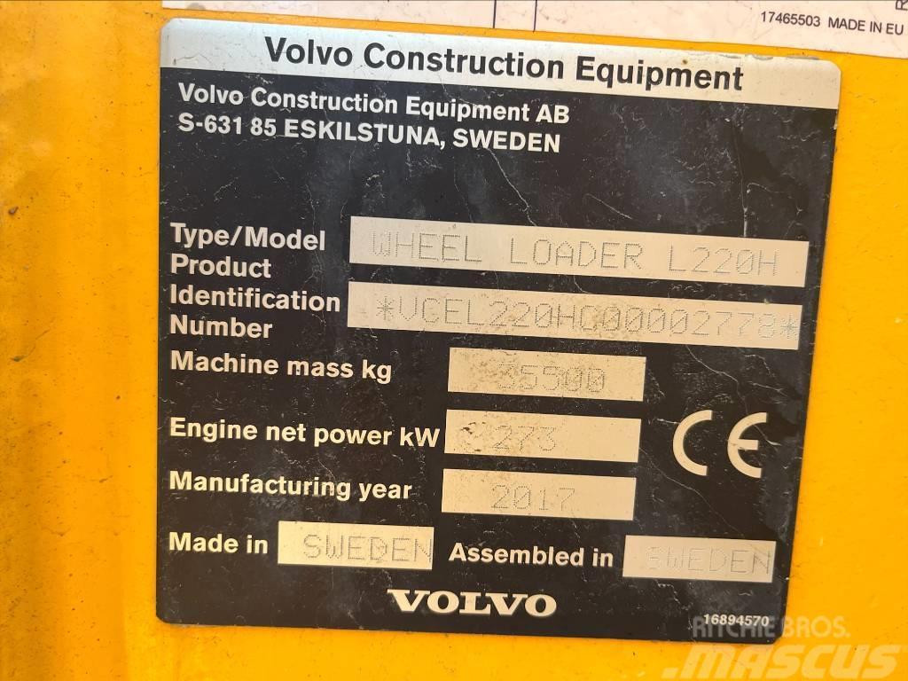 Volvo L220H Kolesové nakladače