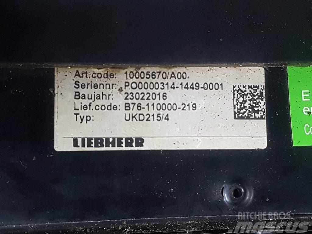 Liebherr A934C-10005670-UKD215/4-Airco condenser/Koeler Podvozky a zavesenie kolies