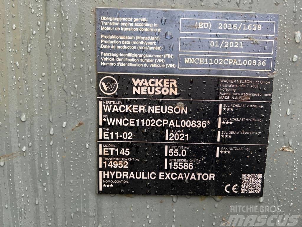 Wacker Neuson ET145 Pásové rýpadlá