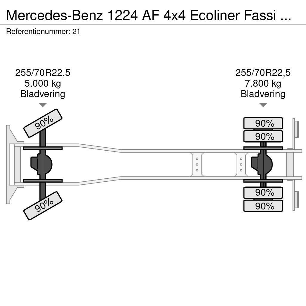 Mercedes-Benz 1224 AF 4x4 Ecoliner Fassi F85.23 Winde Beleuchtun Hasičské vozy