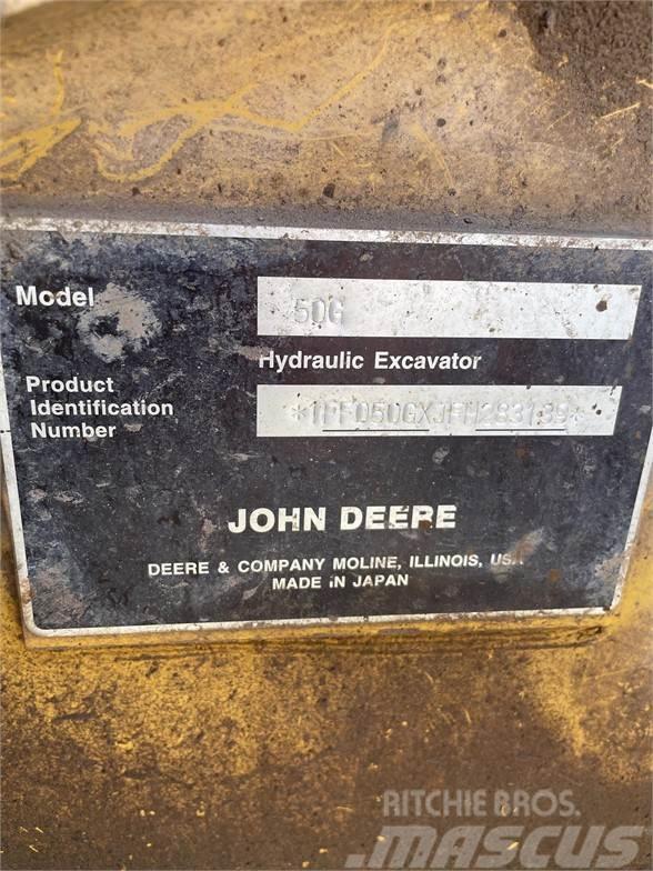 John Deere 50G Mini rýpadlá < 7t