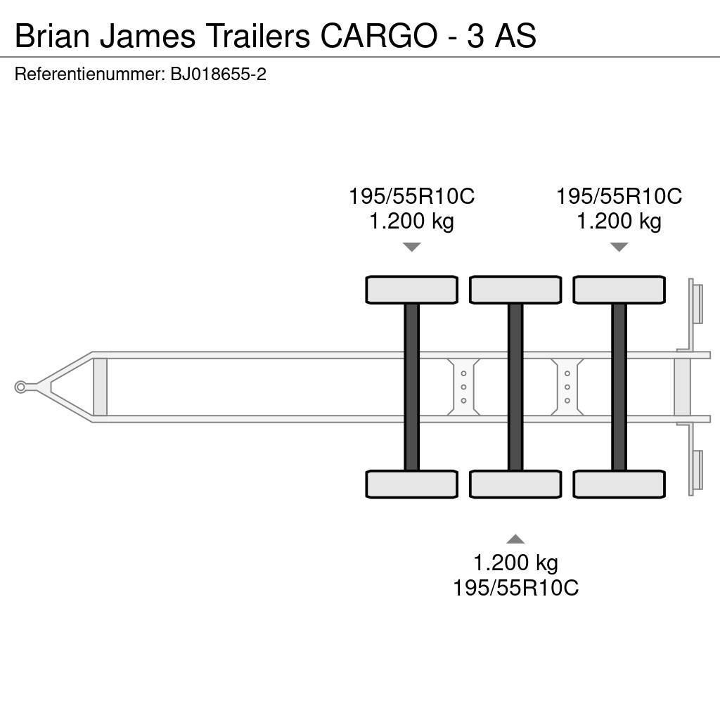 Brian James Trailers CARGO - 3 AS Prívesy na prepravu automobilov
