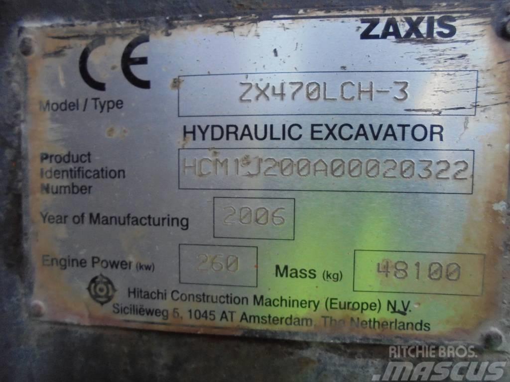 Hitachi ZX 470 LC H-3 Pásové rýpadlá