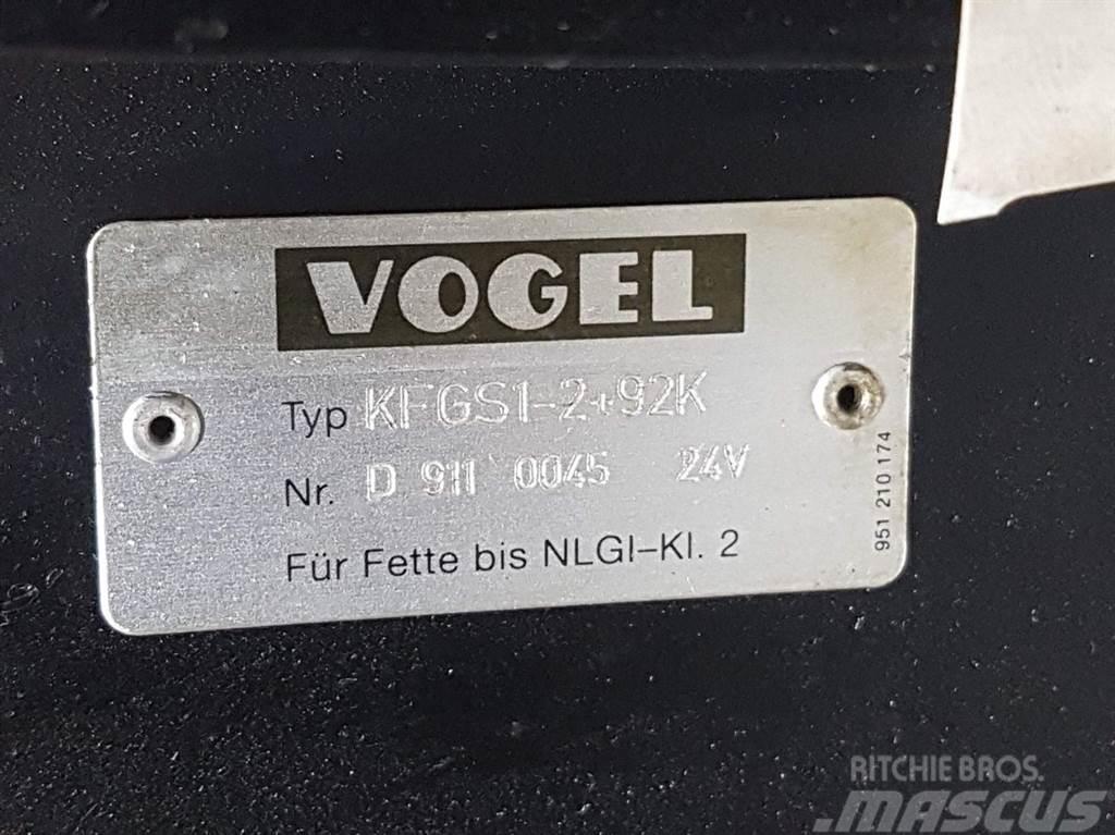 Liebherr A924-Vogel KFGS1-2+92K 24V-Lubricating system Podvozky a zavesenie kolies