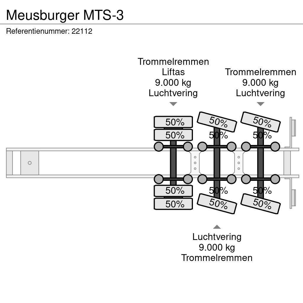 Meusburger MTS-3 Podvalníkové návesy