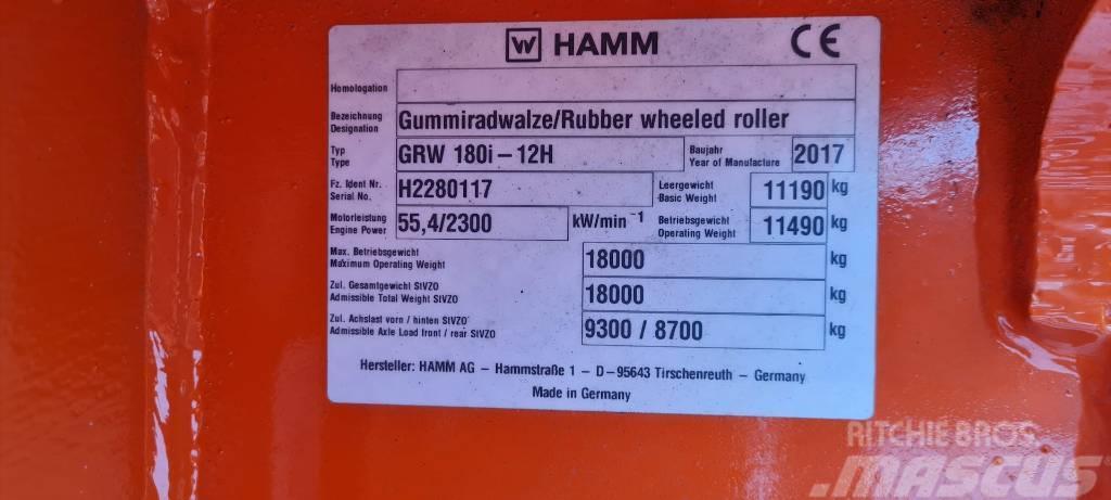 Hamm GRW 180i-12H Pneumatikové valce