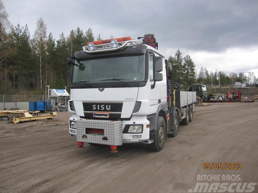 Sisu Polar Plošinové nákladné automobily/nákladné automobily so sklápacími bočnicami