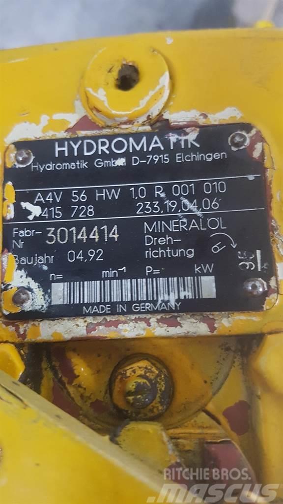 Hydromatik A4V56HW1.0R001010 - Drive pump/Fahrpumpe/Rijpomp Hydraulika