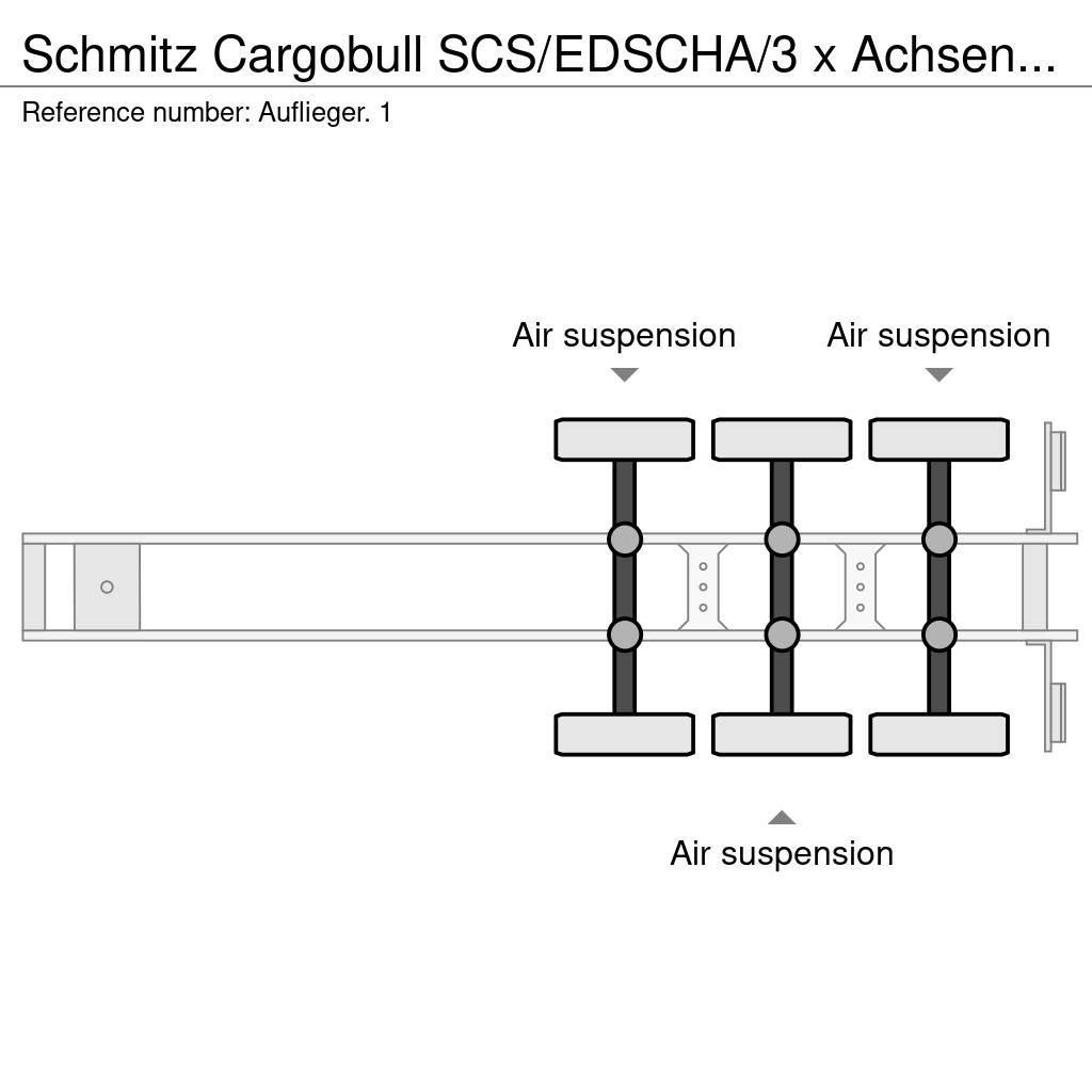 Schmitz Cargobull SCS/EDSCHA/3 x Achsen/Coli Plachtové návesy