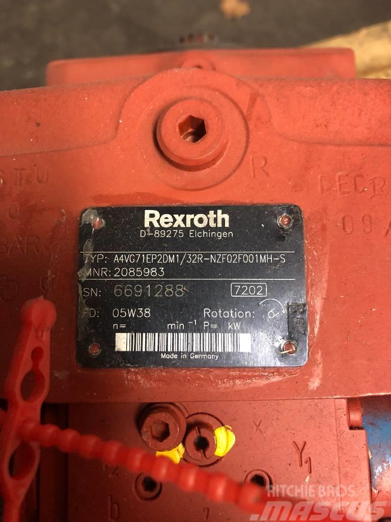 Rexroth A4VG71EP2DM1/32R-NZF02F001MH-S Ďalšie komponenty
