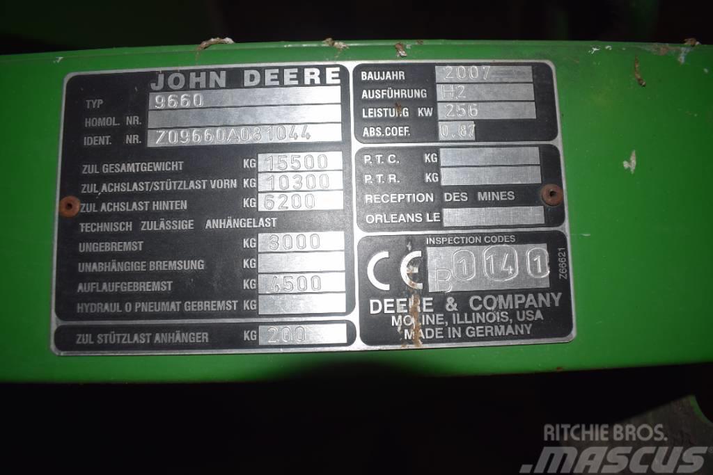 John Deere WTS 9660 i 4WD Kombinované zberacie stroje