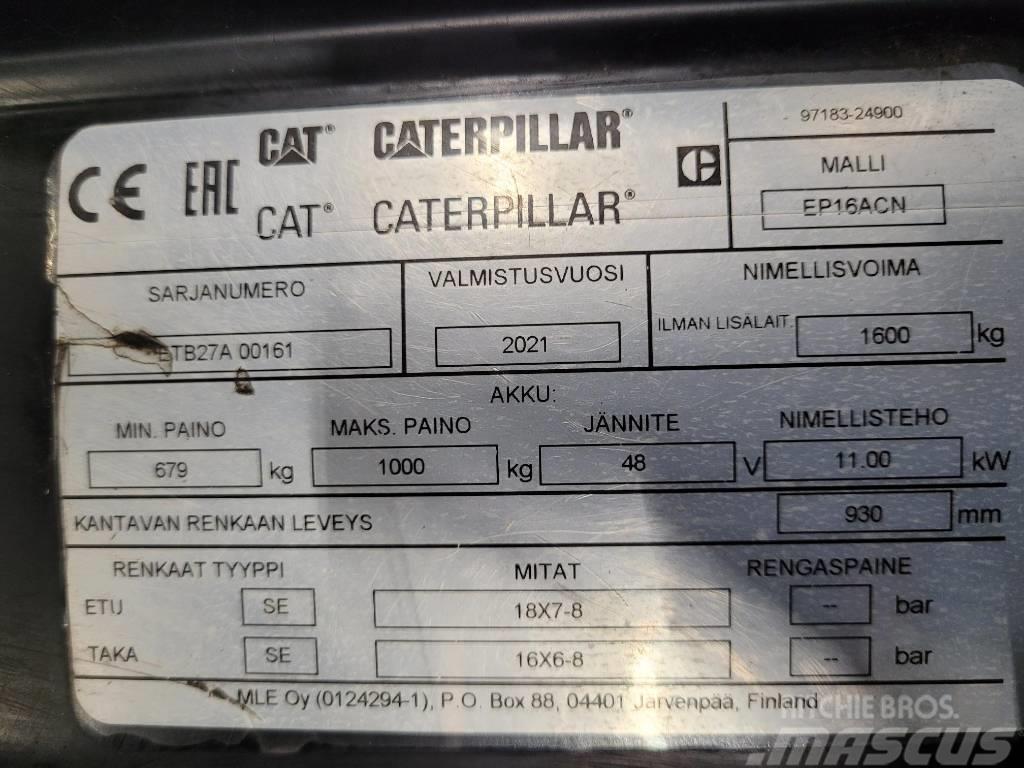 CAT EP16 ACN Akumulátorové vozíky