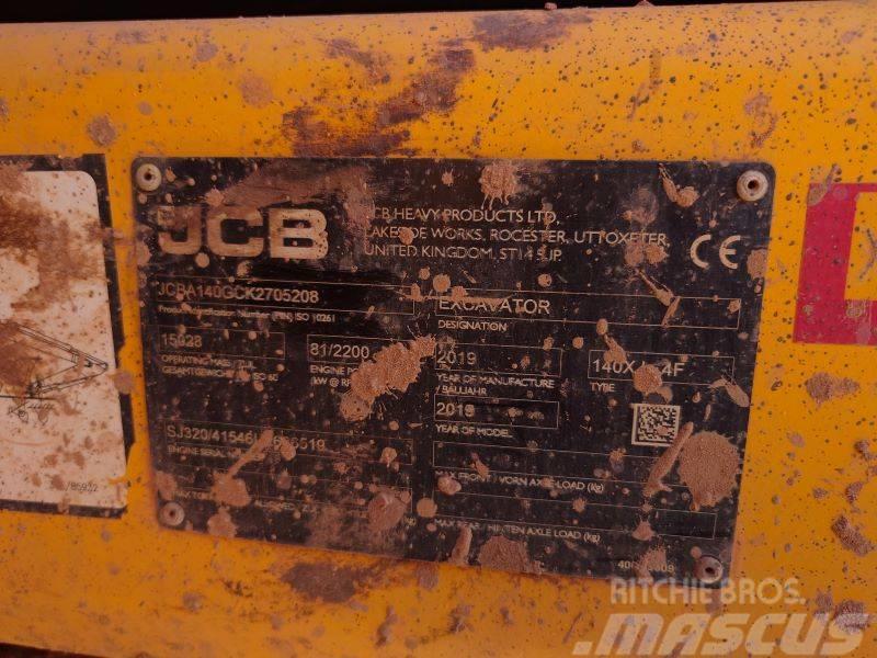 JCB 140 X Pásové rýpadlá