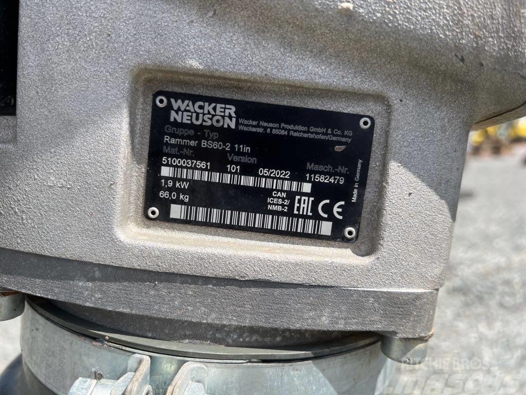 Wacker Neuson BS60-2 11in Vibračné zhutňovače