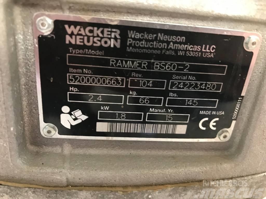 Wacker Neuson BS60-2 Vibračné zhutňovače