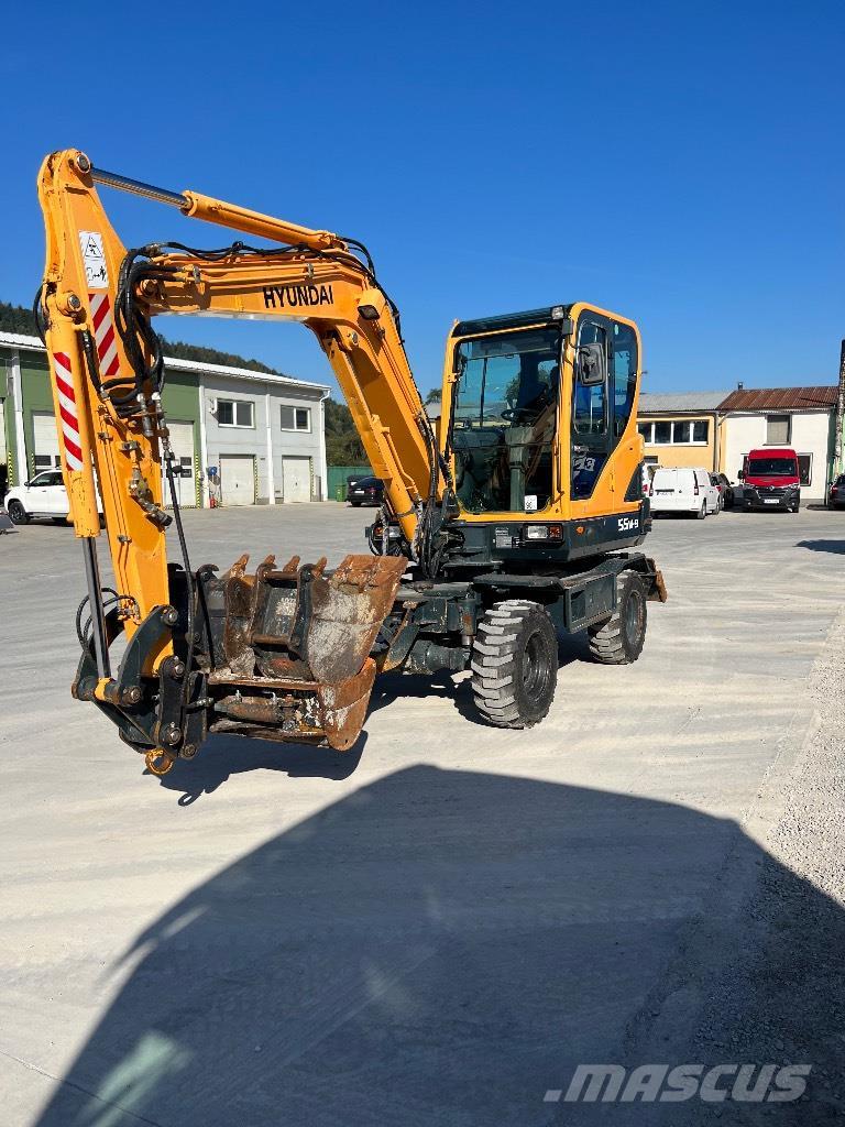 Hyundai Robex 55W-9 A Kolesové rýpadlá