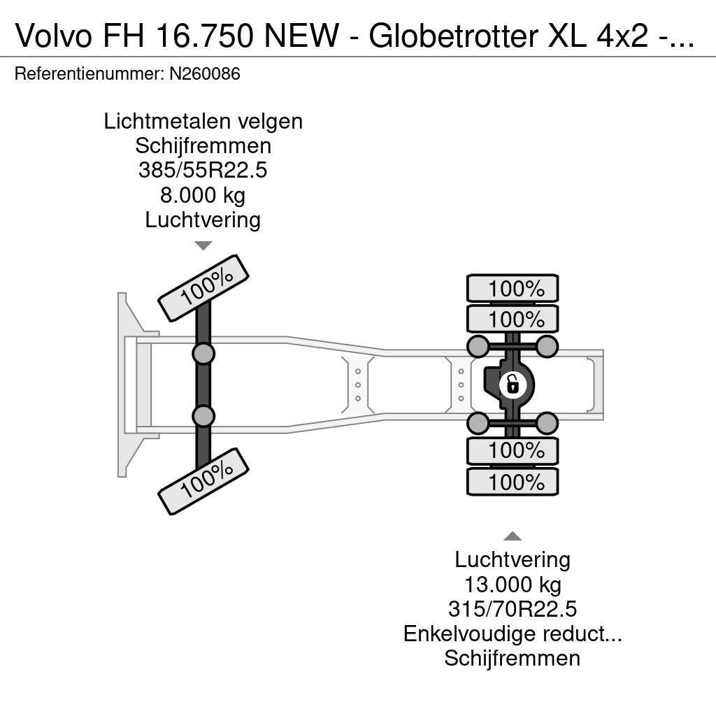 Volvo FH 16.750 NEW - Globetrotter XL 4x2 - Full spec - Ťahače