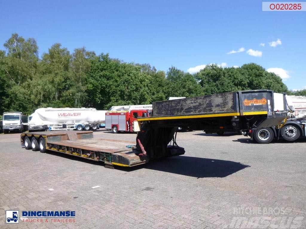 Nooteboom 3-axle lowbed trailer 33 t / extendable 8.5 m Podvalníkové návesy