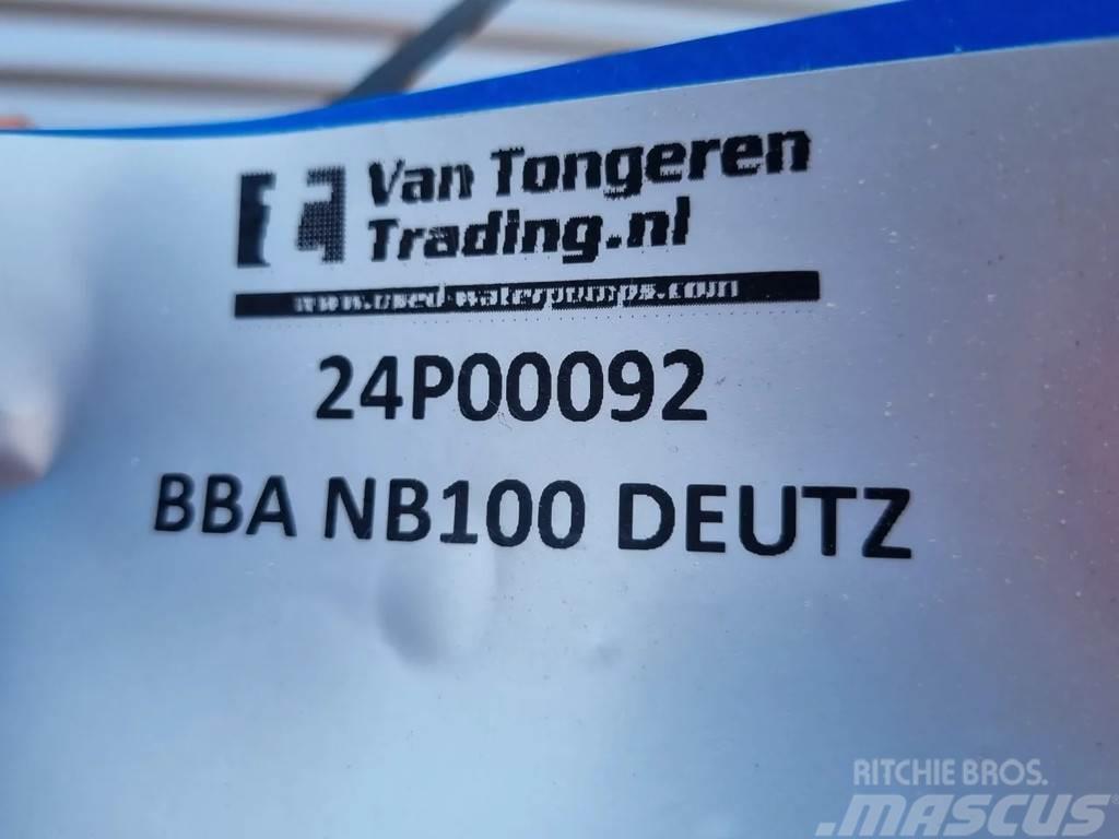 BBA NB100 + DEUTZ F2L 1011F Vodné čerpadlá