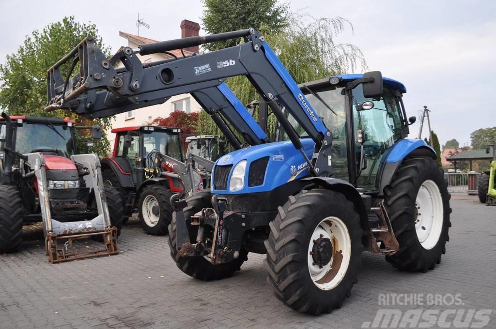 New Holland T6.140 + QUICKE Q56 Traktory