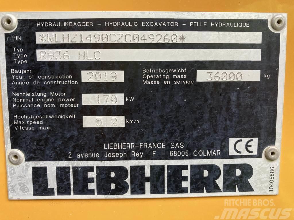 Liebherr R 936 Litronic Pásové rýpadlá