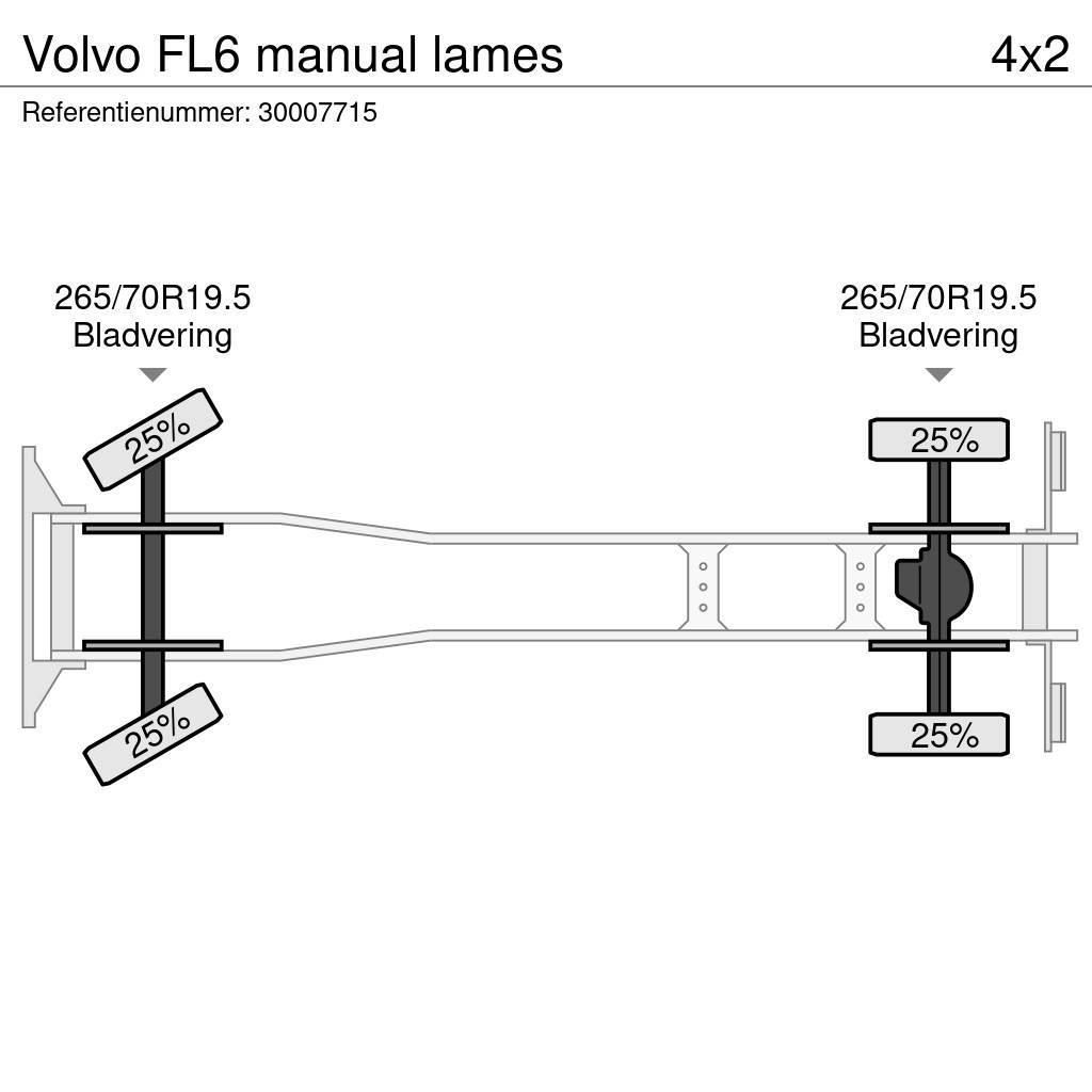 Volvo FL6 manual lames Nákladné vozidlá bez nadstavby