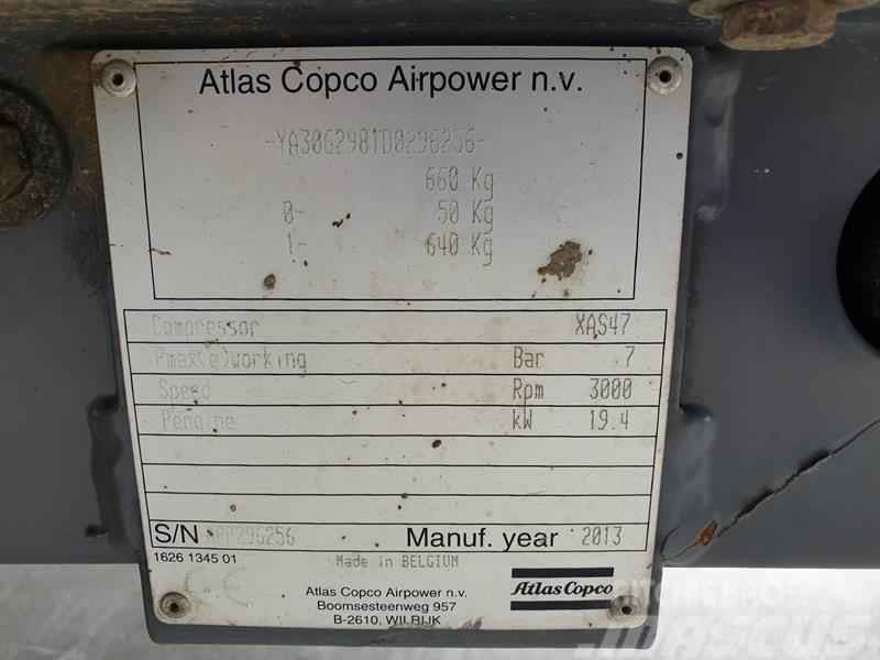 Atlas Copco XAS 47 KD Kompresory