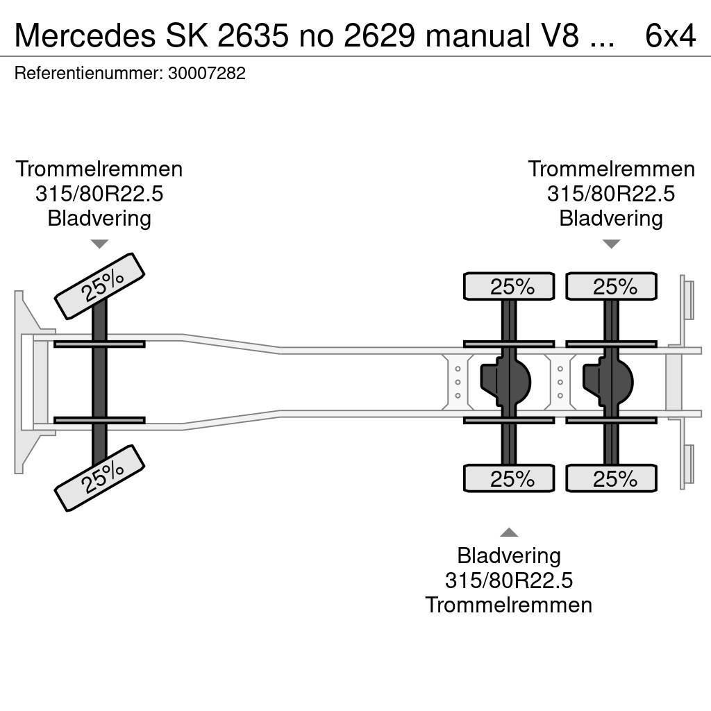 Mercedes-Benz SK 2635 no 2629 manual V8 2435 Sklápače