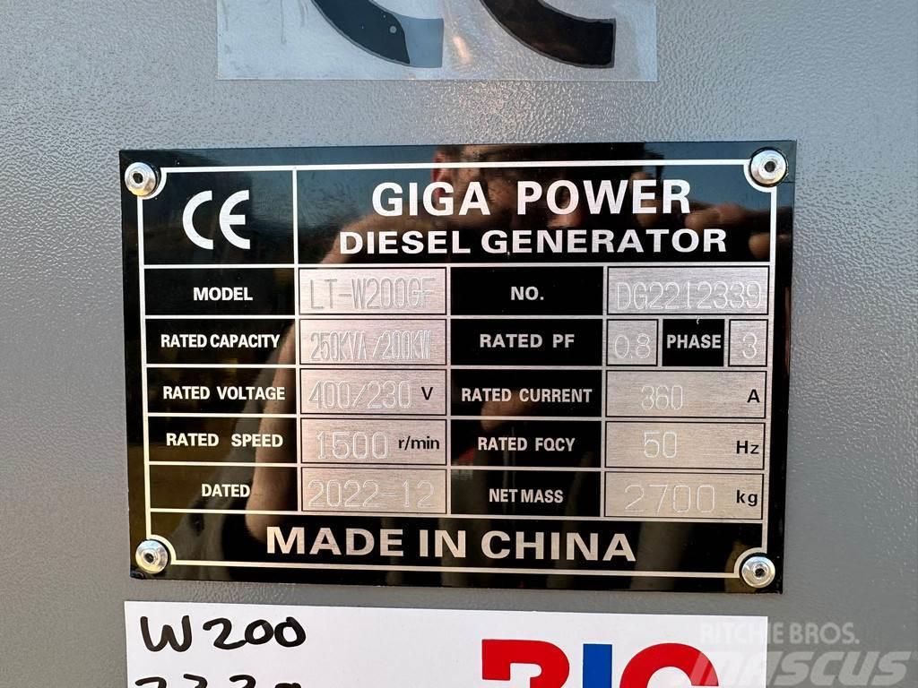  Giga power 250 kVA LT-W200GF silent generator set Ostatné generátory