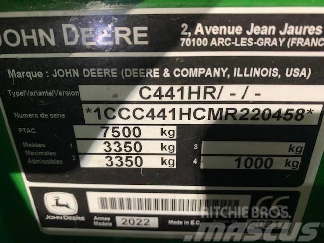 John Deere C441 R Lisy na okrúhle balíky