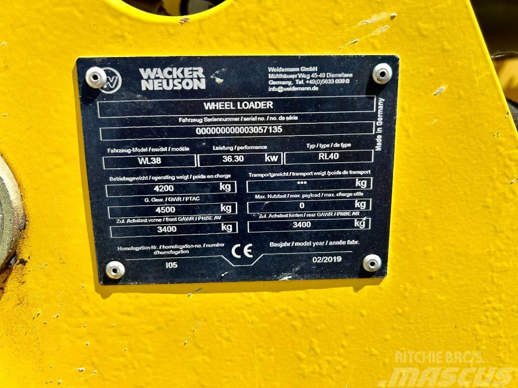 Wacker WL 38 Kolesové nakladače