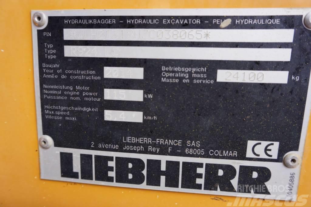 Liebherr R 924 LC Pásové rýpadlá