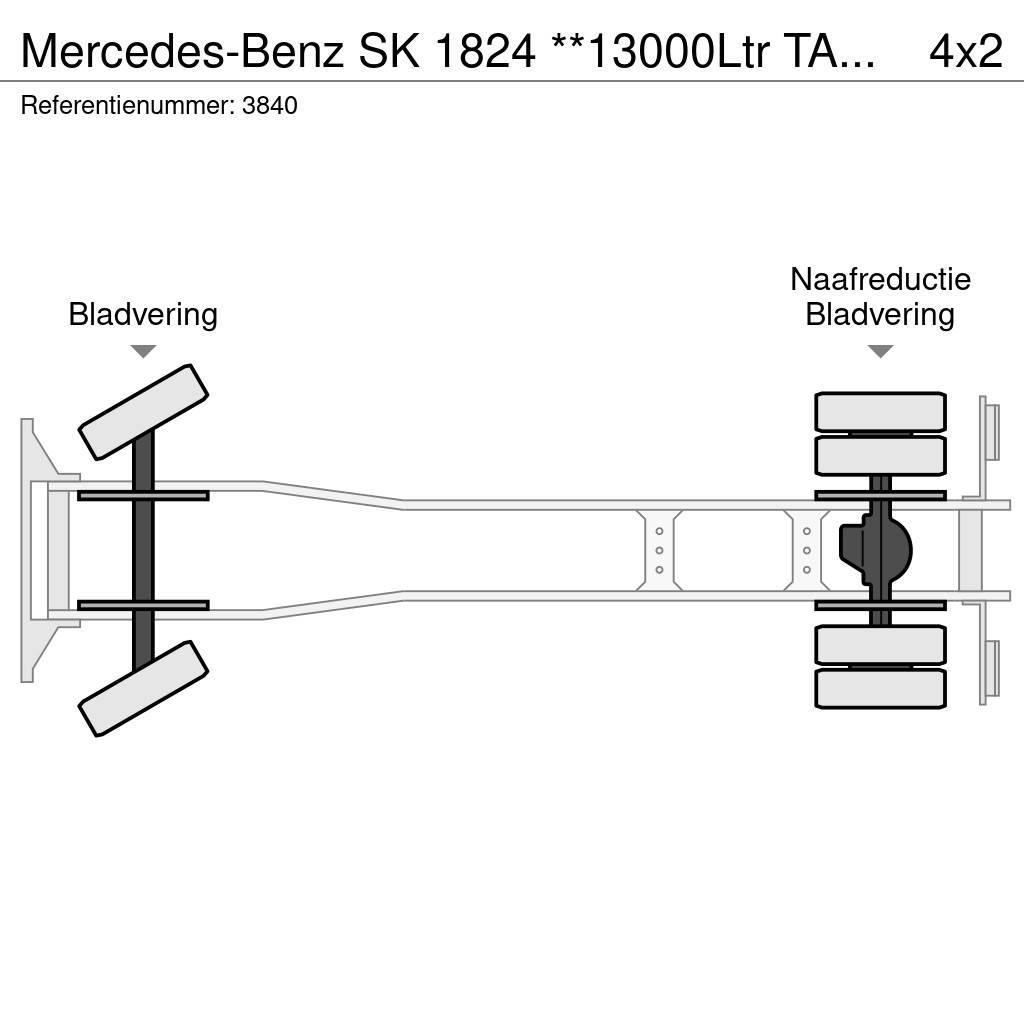 Mercedes-Benz SK 1824 **13000Ltr TANK-FULL STEEL**TOPSHAPE** Cisternové nákladné vozidlá