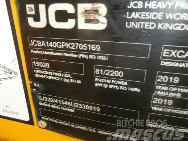 JCB 140X LC Pásové rýpadlá