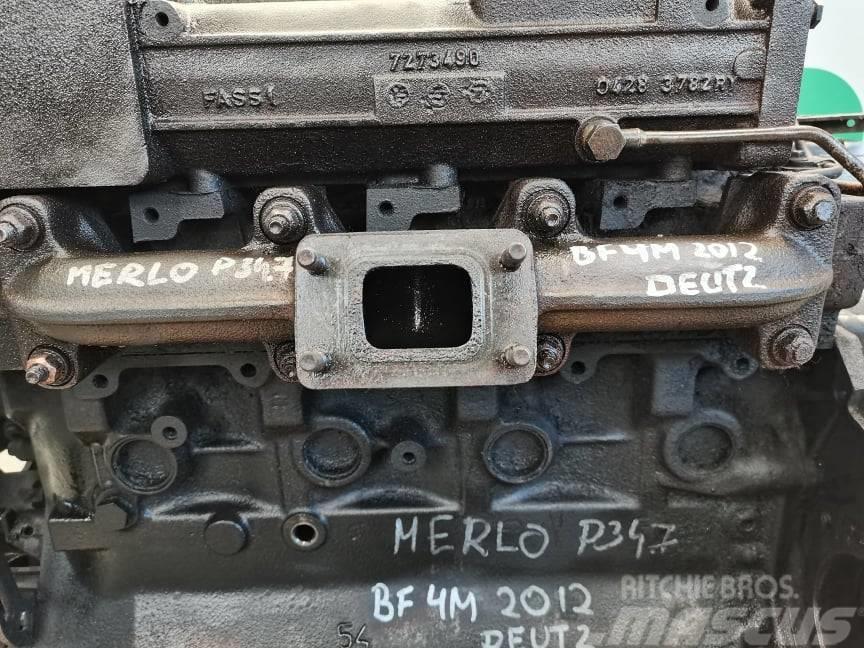 Merlo P 34.7 {Deutz BF4M 2012} exhaust manifold Motory