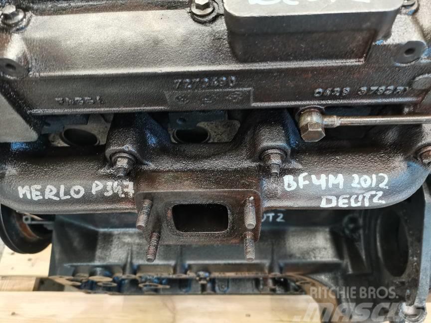 Merlo P 34.7 {Deutz BF4M 2012} exhaust manifold Motory